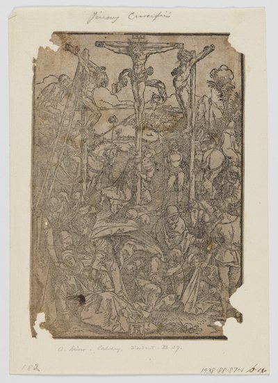 Ratsuväki kolmen ristin kanssa tekijältä Albrecht Dürer
