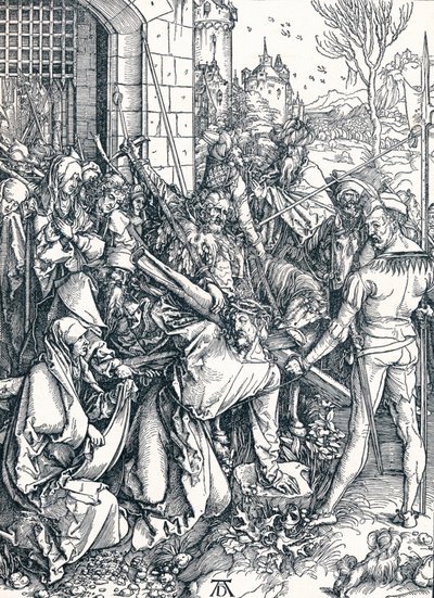 Kristus kantaa ristiä, 1498 1906. tekijältä Albrecht Dürer