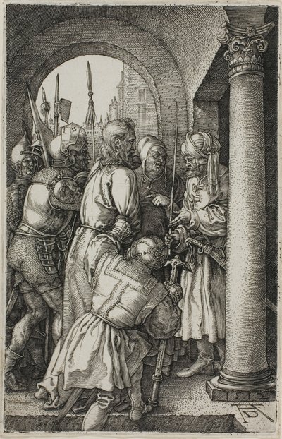 Kristus Pilatuksen edessä, Kaiverretusta kärsimyksestä tekijältä Albrecht Dürer