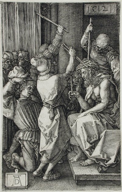 Kristus, jolla on piikkikruunu tekijältä Albrecht Dürer