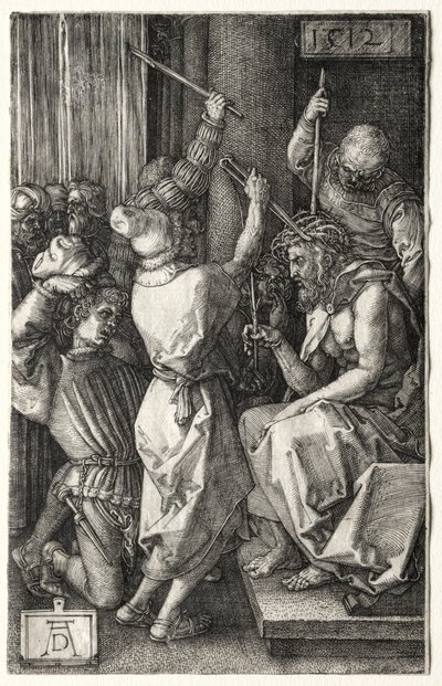Orjantappuroilla kruunattu Kristus, 1512. tekijältä Albrecht Dürer
