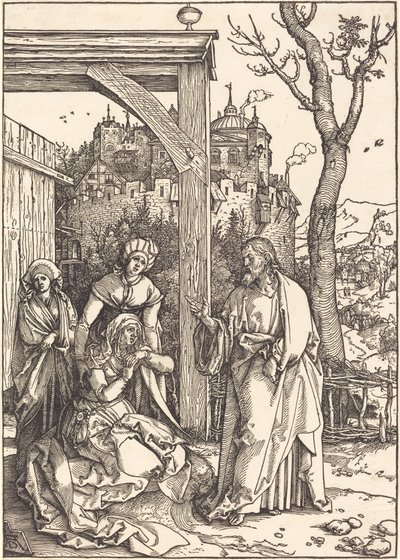Kristus lähtee äidiltään tekijältä Albrecht Dürer