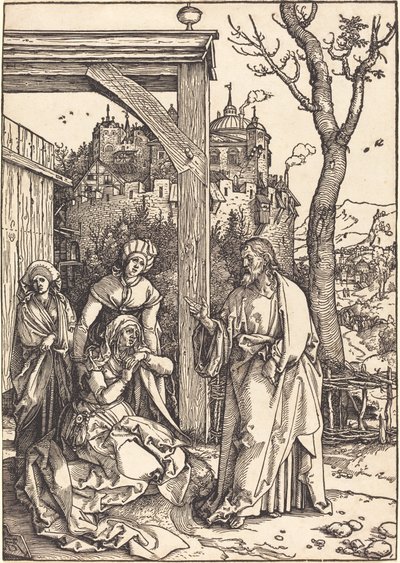 Kristus lähtee äidiltään tekijältä Albrecht Dürer