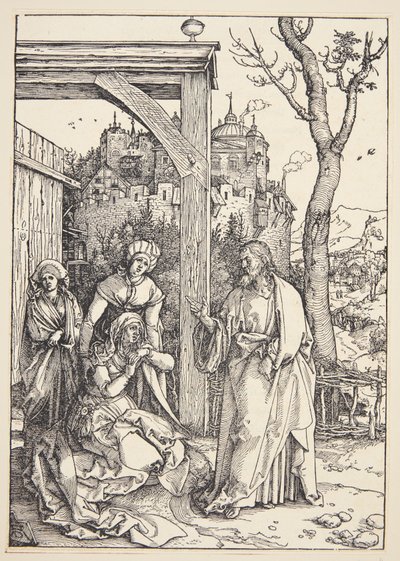 Kristus jättää äitinsä tekijältä Albrecht Dürer