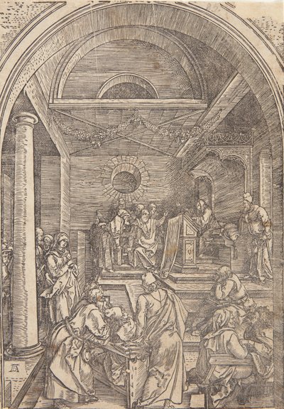 Kristus lääkäreiden joukossa tekijältä Albrecht Dürer