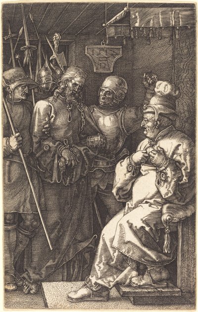 Kristus ennen Kaifasta tekijältä Albrecht Dürer