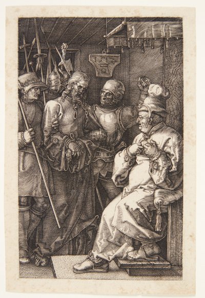 Kristus ennen Kaifasta tekijältä Albrecht Dürer