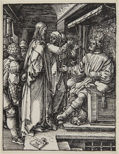 Kristus Herodeksen edessä tekijältä Albrecht Dürer
