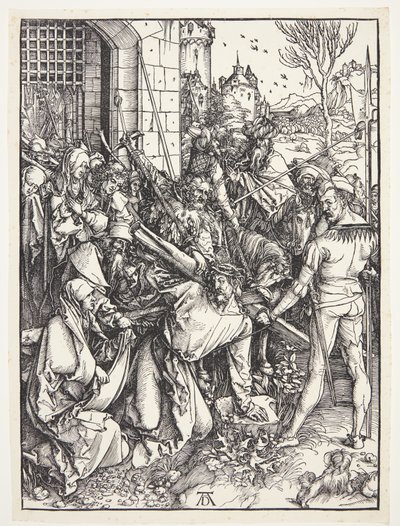 Kristus kantaa ristiä tekijältä Albrecht Dürer