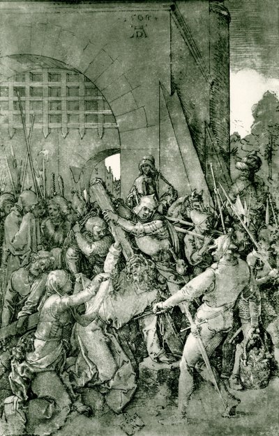 Kristus kaatuu ristin alle tekijältä Albrecht Dürer