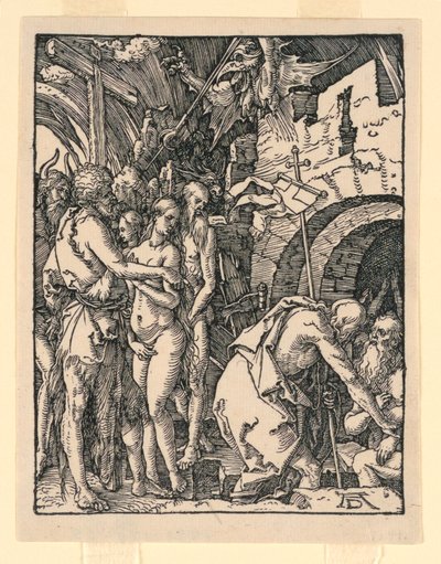 Christ in Limbo (Harrowing of Hell), Pikku Passion -sarjasta tekijältä Albrecht Dürer