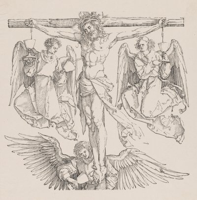 Kristus ristillä. tekijältä Albrecht Dürer