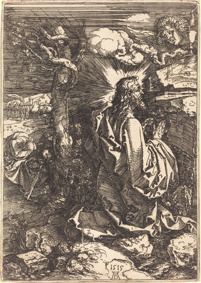 Kristus Öljymäellä tekijältä Albrecht Dürer