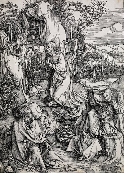 Kristus oliivivuorella, 1496-1511 tekijältä Albrecht Dürer