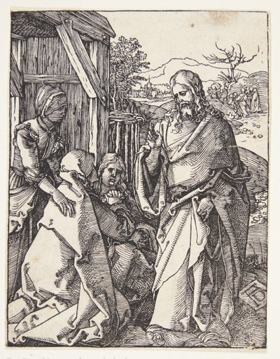 Kristus jättää äitinsä tekijältä Albrecht Dürer