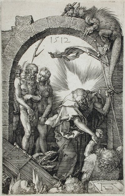 Kristuksen laskeutuminen tuonelaan tekijältä Albrecht Dürer