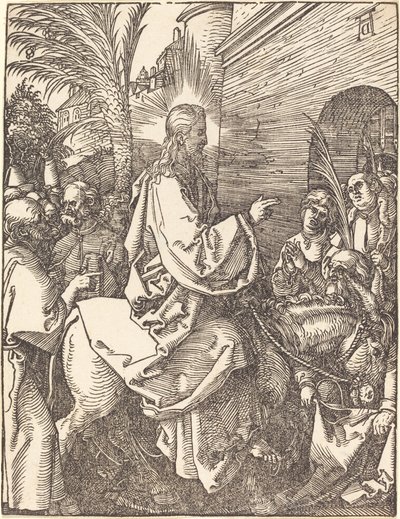 Kristuksen tulo Jerusalemiin tekijältä Albrecht Dürer