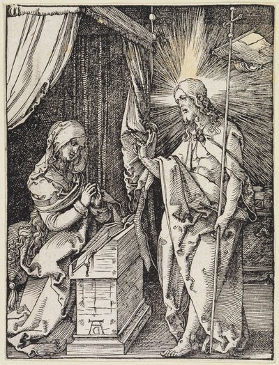 Kristus ilmestyy äidilleen tekijältä Albrecht Dürer