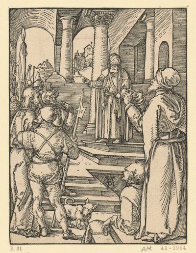 Kristus Pilatuksen edessä (Pieni passio) tekijältä Albrecht Dürer