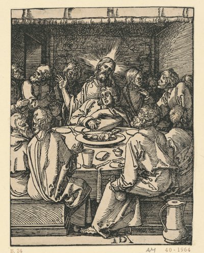 Viimeinen ehtoollinen (Pieni passio) tekijältä Albrecht Dürer