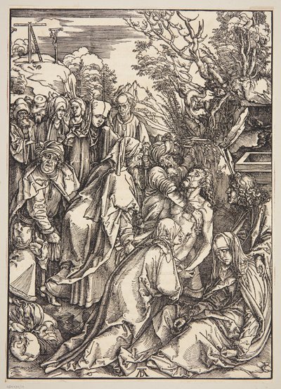 Kristuksen laskeutuminen tekijältä Albrecht Dürer
