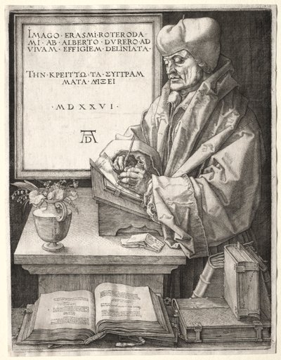 Desiderius Erasmus Rotterdamilainen tekijältä Albrecht Dürer