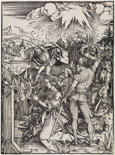 Pyhän Katariinan mestaus tekijältä Albrecht Dürer
