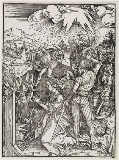 Pyhän Katariinan mestaus tekijältä Albrecht Dürer