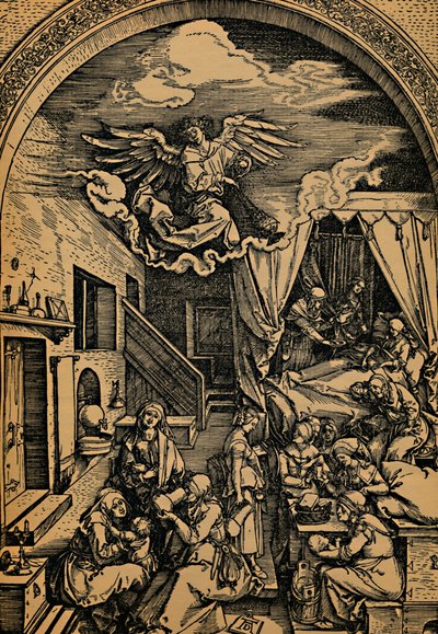 Marian syntymä, Marian syntymä, 1503 - 1504. tekijältä Albrecht Dürer
