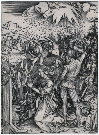 Pyhän Katariinan kärsimykset tekijältä Albrecht Dürer