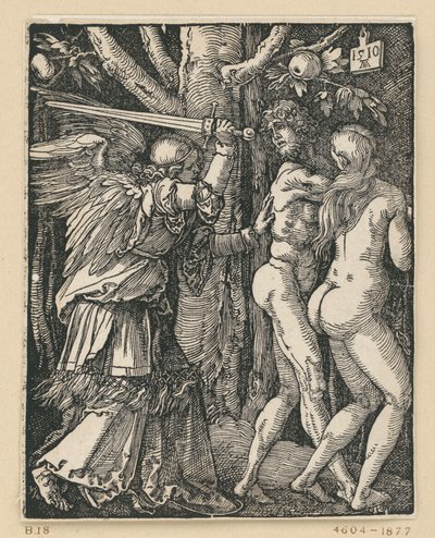 Karkotus paratiisista (Pieni passio) tekijältä Albrecht Dürer