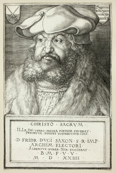 Saksin vaaliruhtinas Frederick Viisas tekijältä Albrecht Dürer