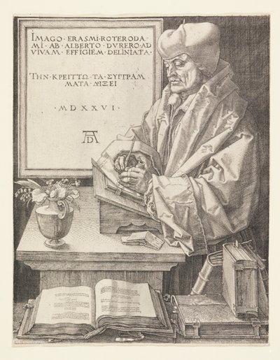 Erasmus tekijältä Albrecht Dürer