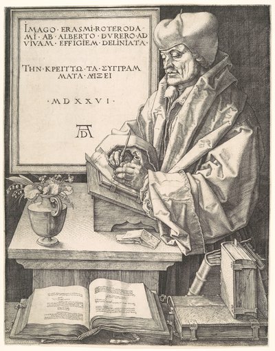 Rotterdamin Erasmus tekijältä Albrecht Dürer