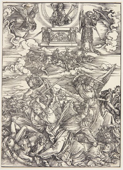 Neljä Eufratin kostavaa enkeliä tekijältä Albrecht Dürer