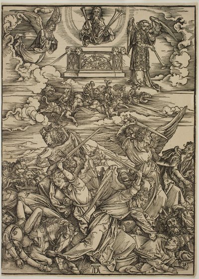 Neljä Eufratin kostavaa enkeliä tekijältä Albrecht Dürer