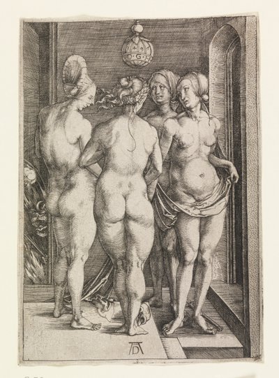 Neljä alaston naista (Neljä noitaa) tekijältä Albrecht Dürer