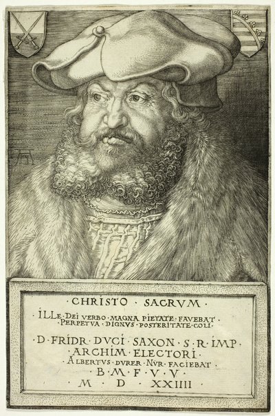 Frederick Viisas, Saksin vaaliruhtinas tekijältä Albrecht Dürer