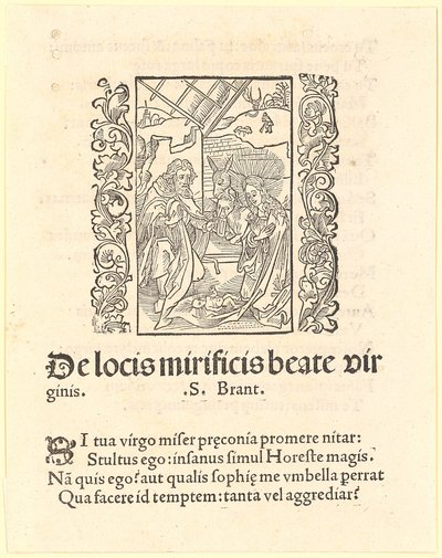 Kristuksen syntymä tekijältä Albrecht Dürer