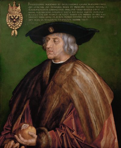 Saksaksi: Kaiser Maximilian I. Keisari Maximilian I. tekijältä Albrecht Dürer