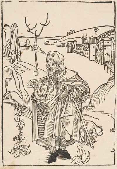 Gerson pyhiinvaeltajana, Gersonis-oopperan etukappale, 1489.n.d. tekijältä Albrecht Dürer