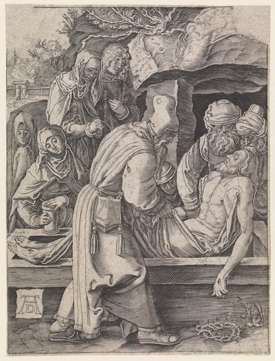 Kristuksen hautaaminen tekijältä Albrecht Dürer