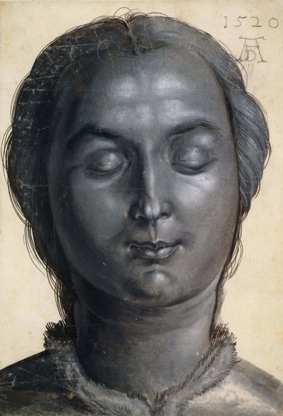 Naisen pää, 1520. tekijältä Albrecht Dürer