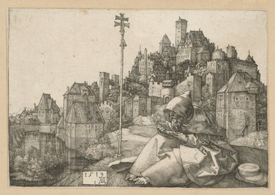 Lukeva pyhä Antonius tekijältä Albrecht Dürer