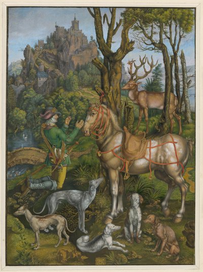Pyhä Eustachius tekijältä Albrecht Dürer