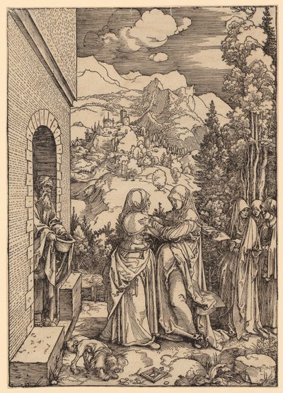 Heimsuchung, sarjan ”Das Marienleben” 9. osa tekijältä Albrecht Dürer