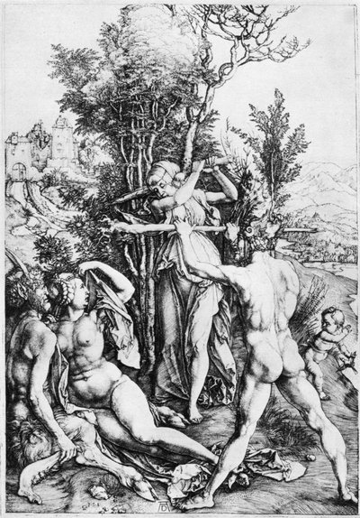 Hercules, c1500, 1936 tekijältä Albrecht Dürer