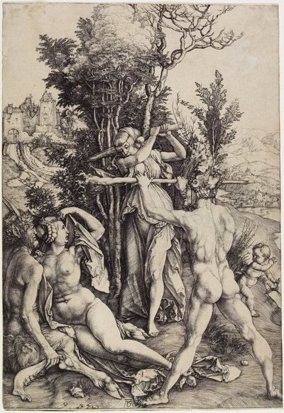 Hercules, c. 1499 tekijältä Albrecht Dürer