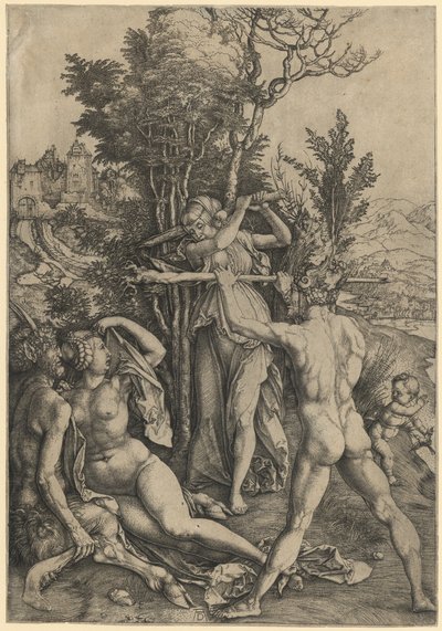 Herkules tienristeyksessä tekijältä Albrecht Dürer