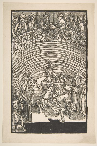 Kuvitus Terencen komediasta, 1800-luvun uusintapainos.n.d. tekijältä Albrecht Dürer